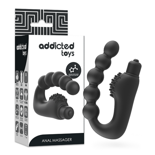 ADDICTED TOYS - MASAJEADOR ANAL PROSTATICO CON VIBRACIÓN