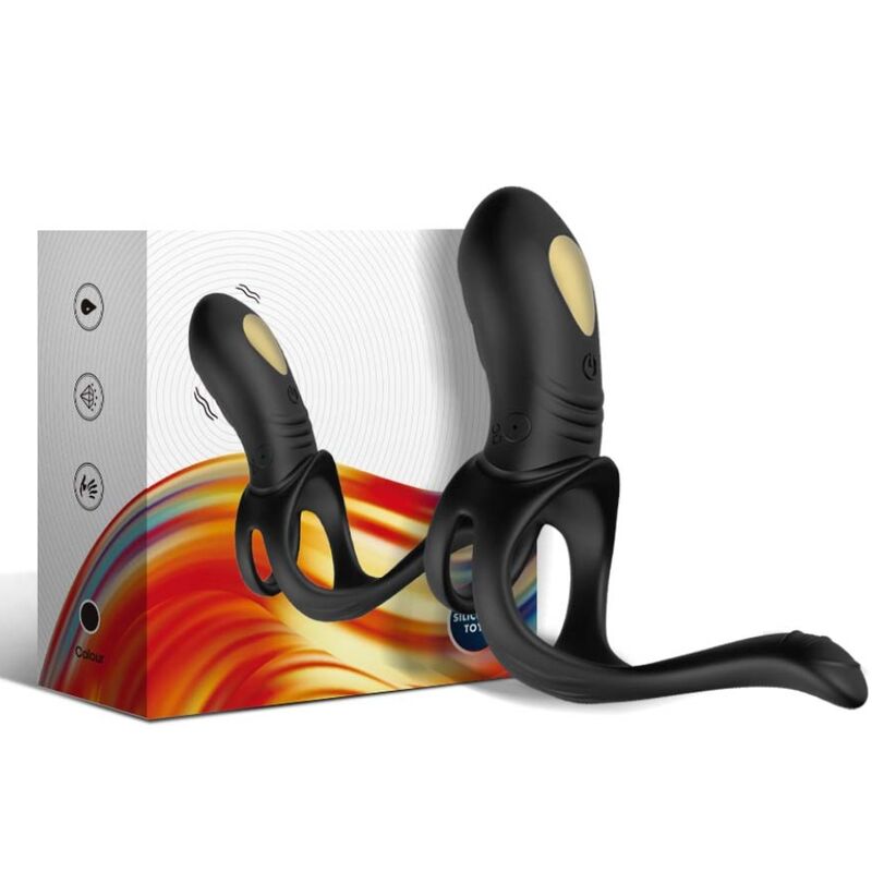 ARMONY - JOY JUMPER ANILLO VIBRADOR PAREJAS & PLUG ANAL NEGRO